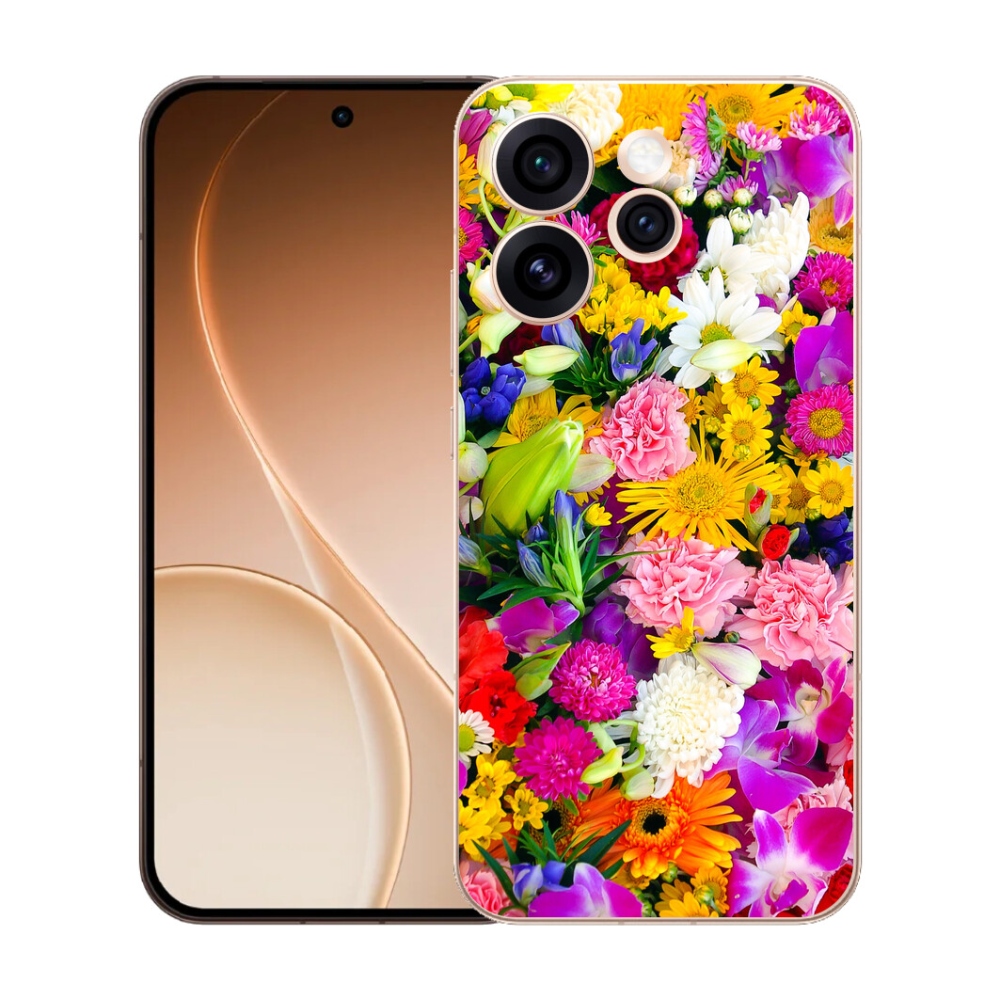 mmCase gél tok az Oppo Reno 15 Pro 5G-hez – virágok 12