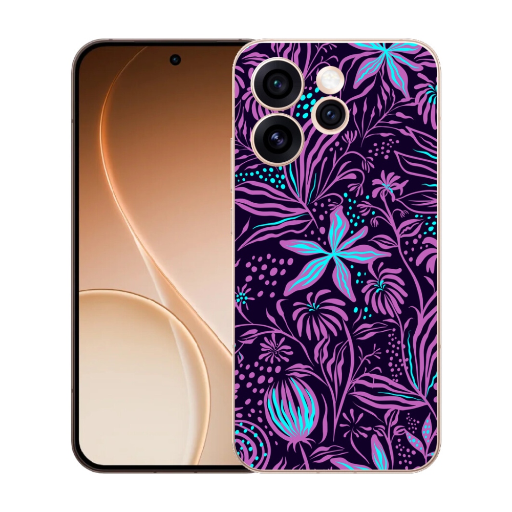 mmCase gél tok az Oppo Reno 15 Pro 5G-hez – virágok 2