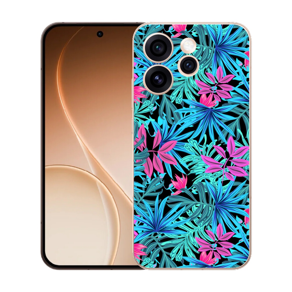 mmCase gél tok az Oppo Reno 15 Pro 5G-hez – virágok 3