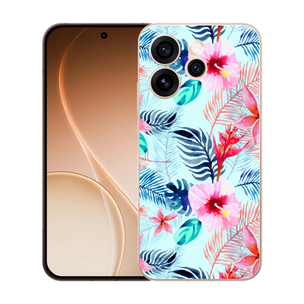 mmCase gél tok az Oppo Reno 15 Pro 5G-hez – virágok