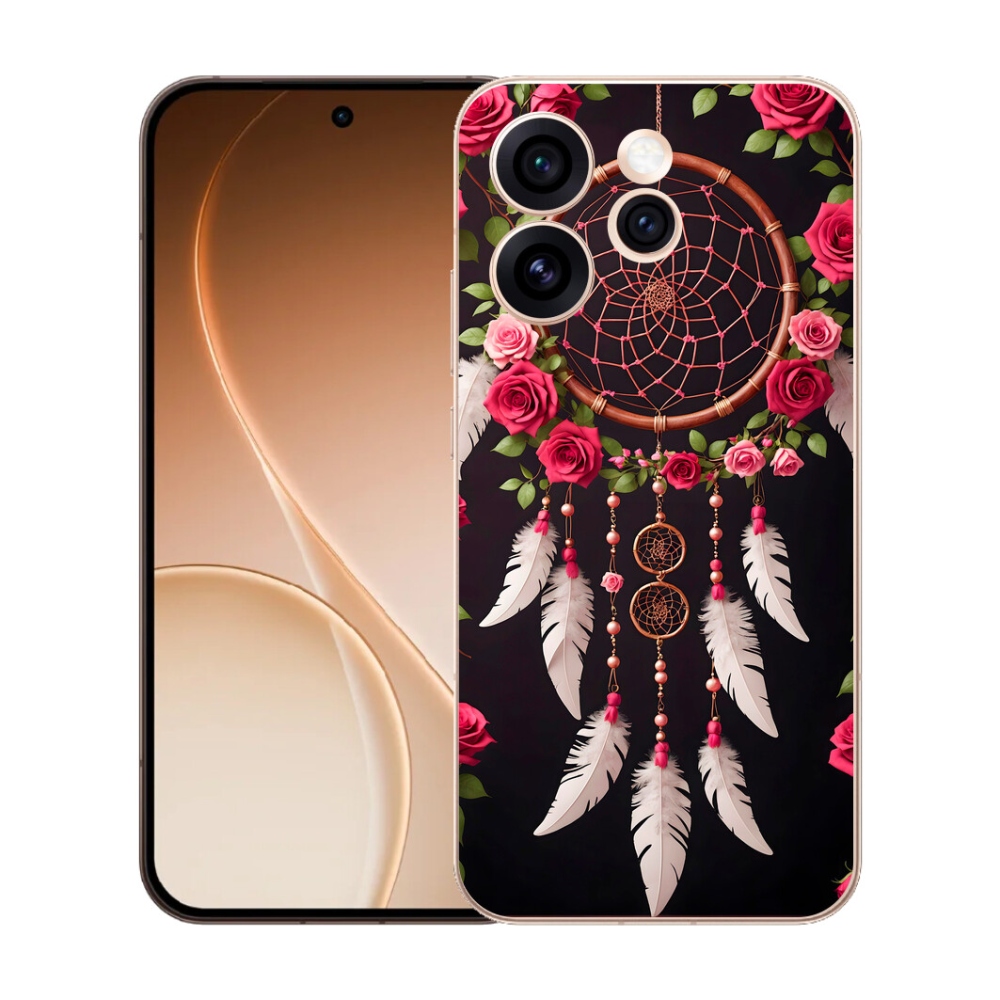 mmCase gél tok az Oppo Reno 15 Pro 5G-hez – álomfogó rózsákkal