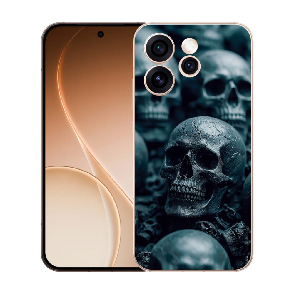 mmCase gél tok az Oppo Reno 15 Pro 5G-hez – koponya 2
