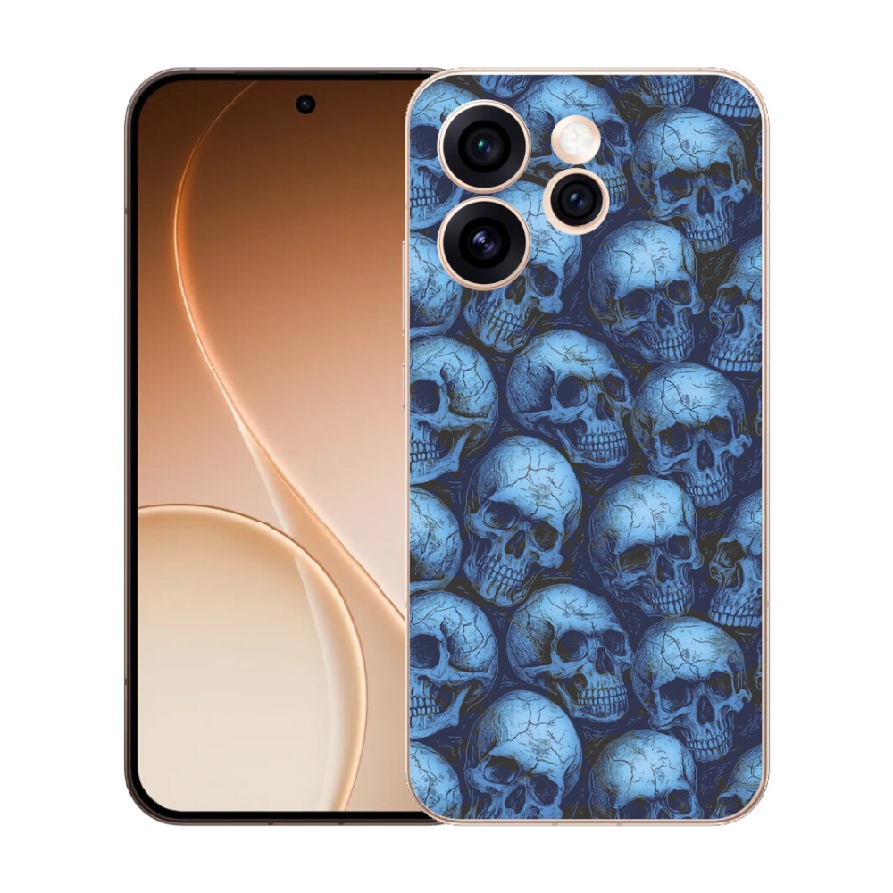 mmCase gél tok az Oppo Reno 15 Pro 5G-hez – koponyák