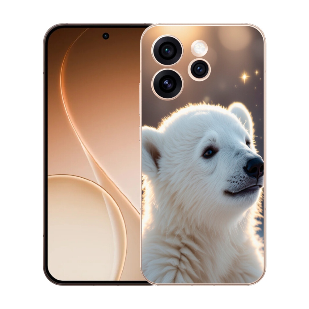 mmCase gél tok az Oppo Reno 15 Pro 5G-hez – jegesmedve