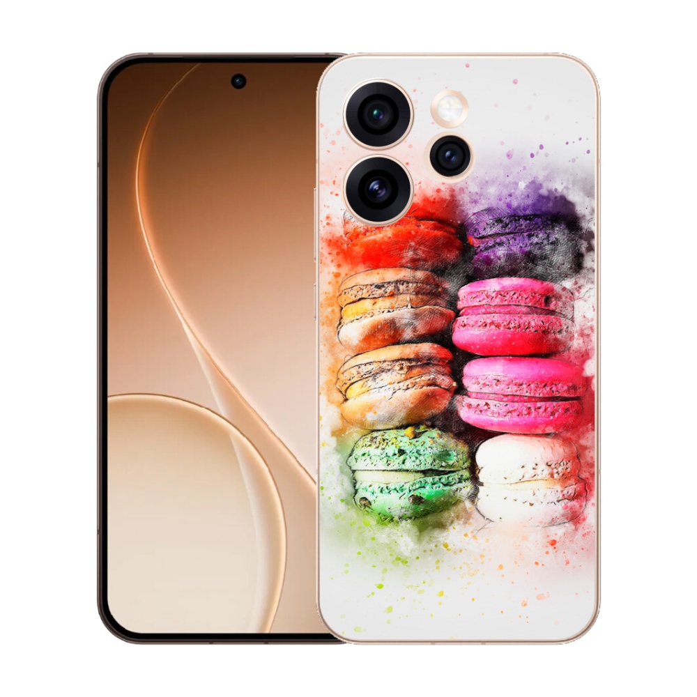 mmCase gél tok az Oppo Reno 15 Pro 5G-hez – macaronok
