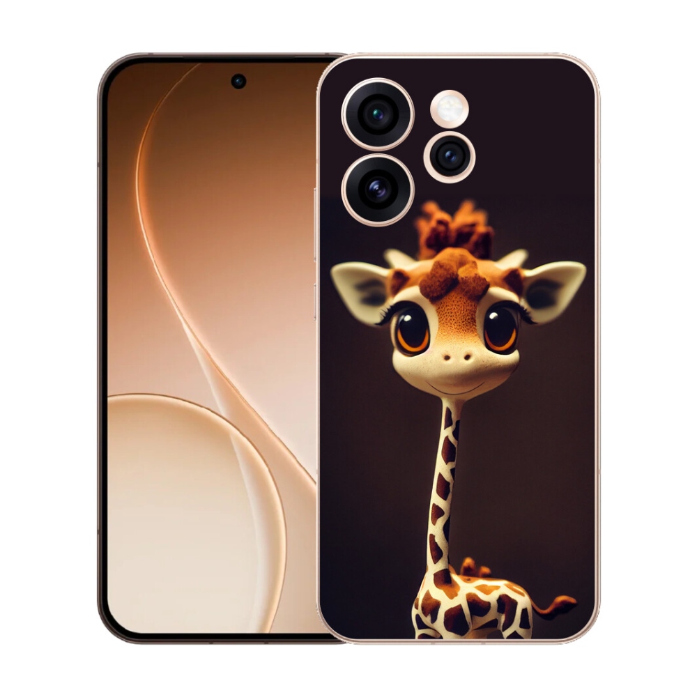 mmCase gél tok az Oppo Reno 15 Pro 5G-hez – kis zsiráf