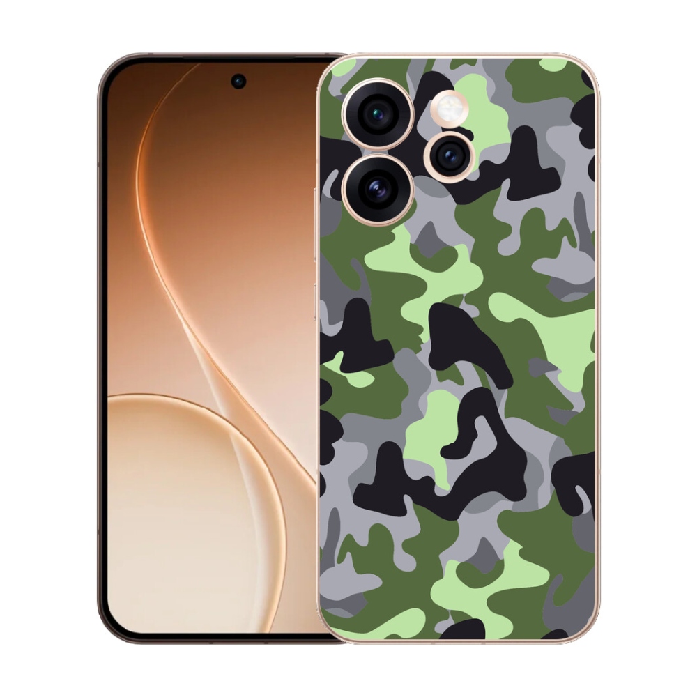 mmCase gél tok az Oppo Reno 15 Pro 5G-hez – kamuflázsminta 7