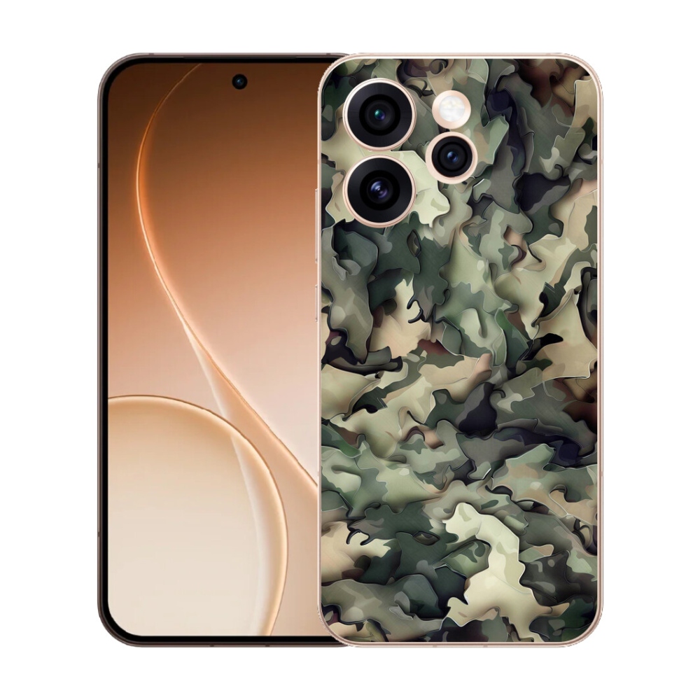 mmCase gél tok az Oppo Reno 15 Pro 5G-hez – kamuflázs mintás 9