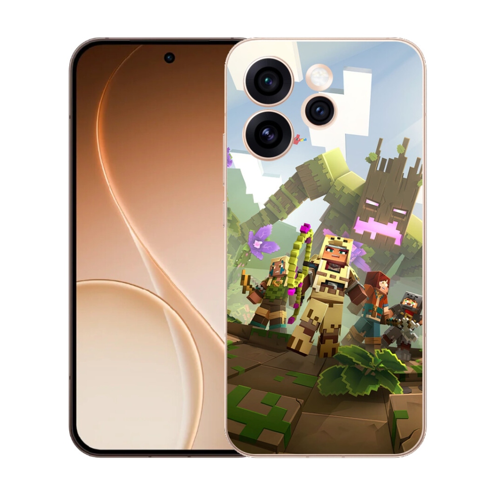 mmCase gél tok az Oppo Reno 15 Pro 5G-hez – minecraft 1