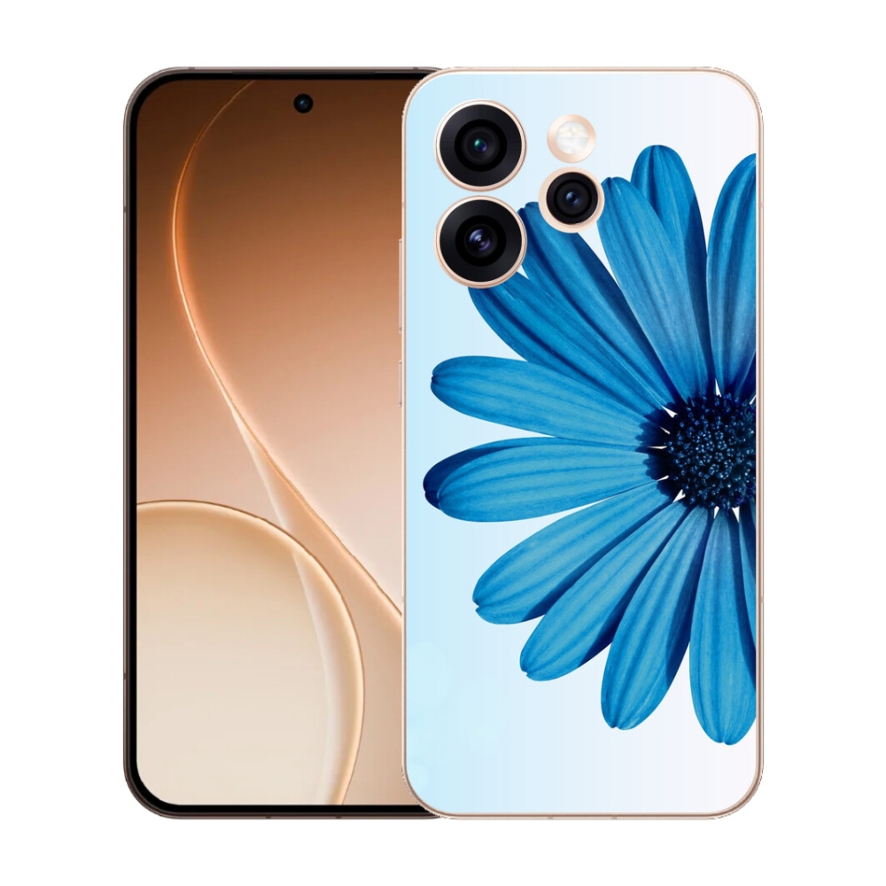 mmCase gél tok az Oppo Reno 15 Pro 5G-hez – kék margaréta