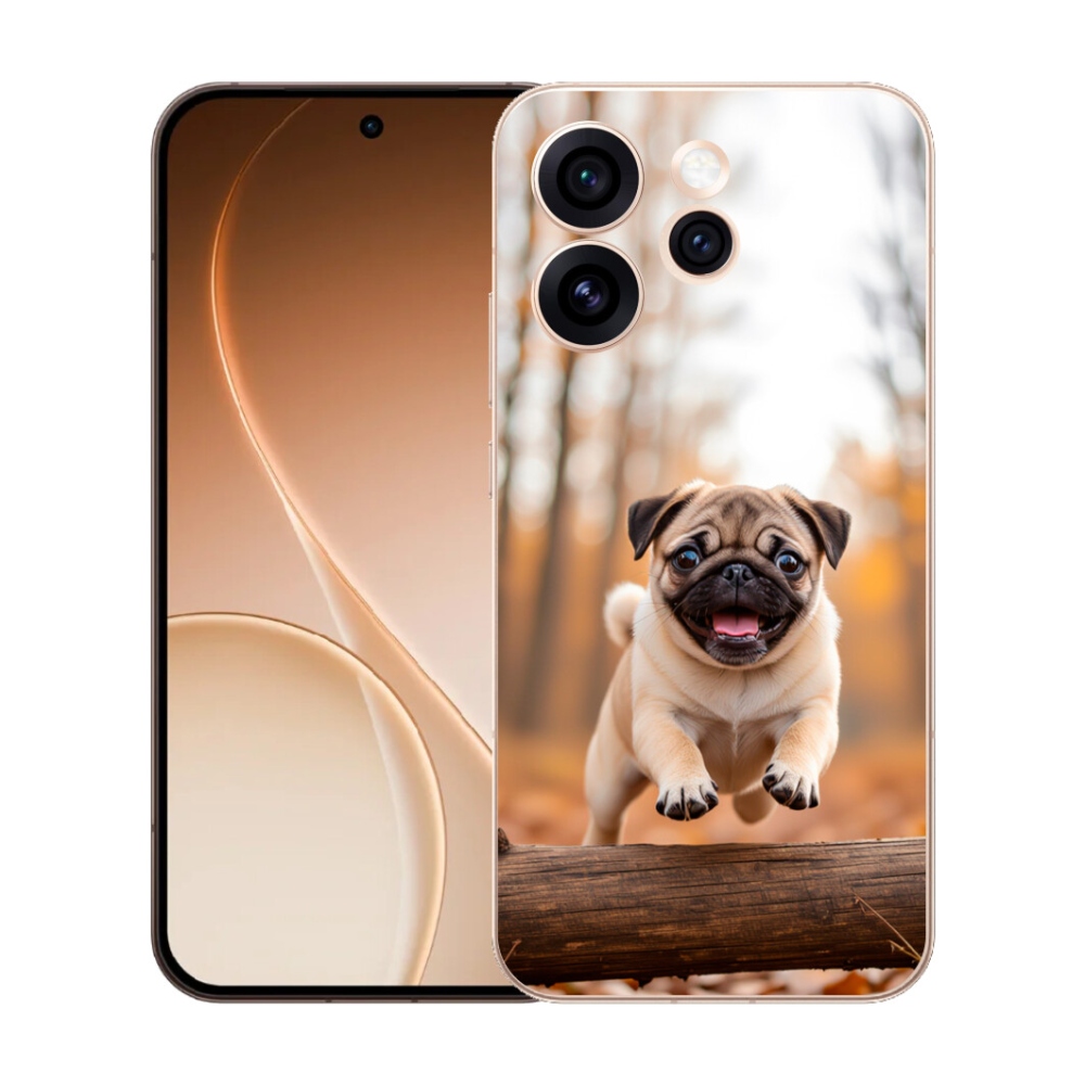 mmCase gél tok az Oppo Reno 15 Pro 5G-hez – mops 2