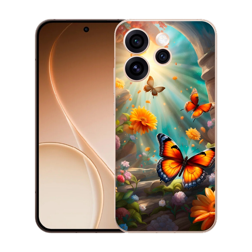 mmCase gél tok az Oppo Reno 15 Pro 5G-hez – Pillangókert 2