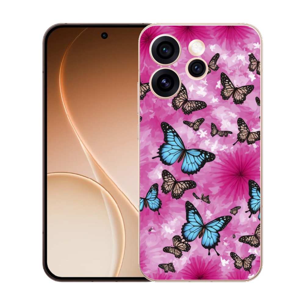mmCase gél tok az Oppo Reno 15 Pro 5G-hez – pillangókert