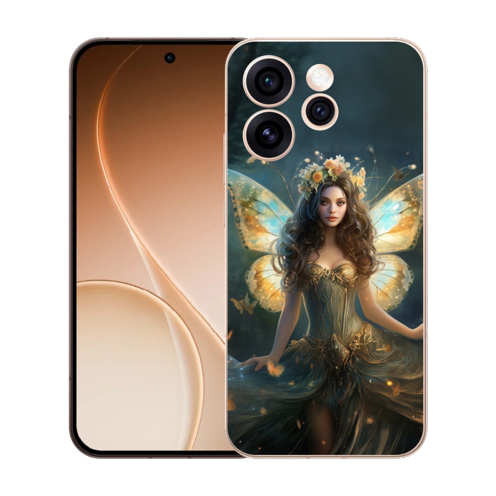 mmCase gél tok az Oppo Reno 15 Pro 5G-hez – pillangós nő