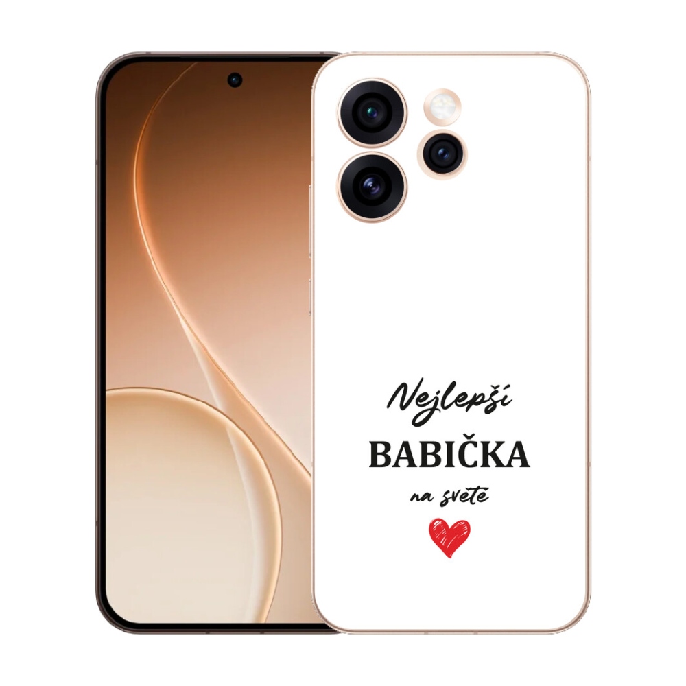 mmCase gél tok az Oppo Reno 15 Pro 5G-hez – a legjobb nagymama 1 fehér háttérrel