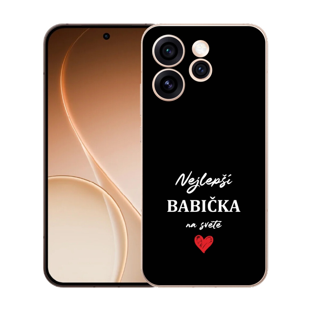 mmCase gél tok az Oppo Reno 15 Pro 5G-hez – a legjobb nagymama 1, fekete háttérrel