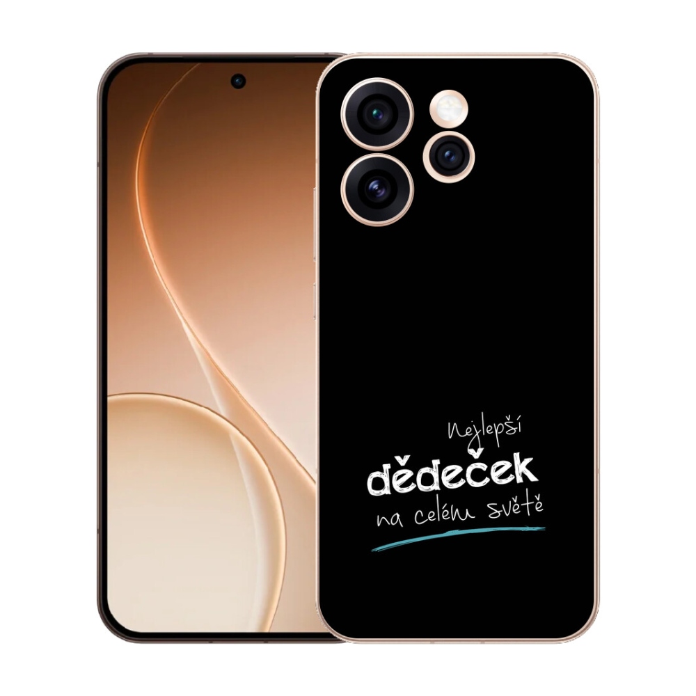 mmCase gél tok az Oppo Reno 15 Pro 5G-hez – a legjobb „nagypapa 3” fekete háttérrel