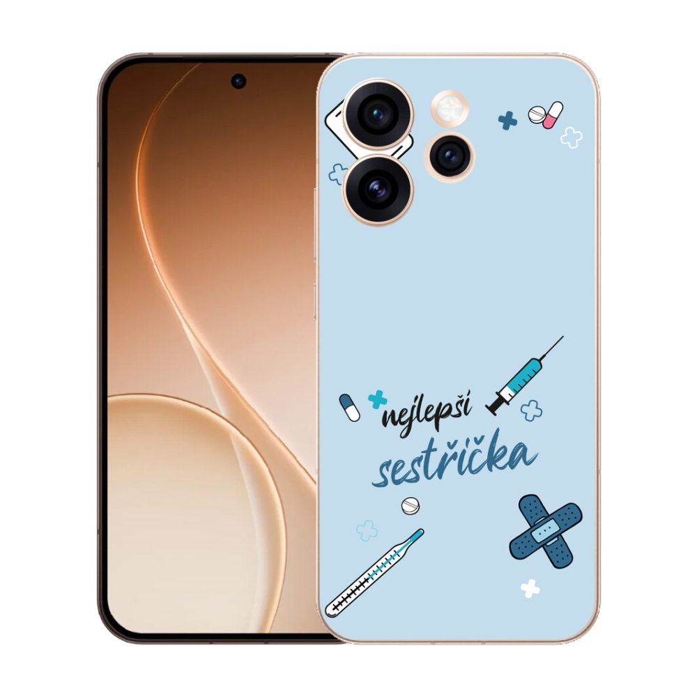 mmCase gél tok az Oppo Reno 15 Pro 5G-hez – a kék háttér legjobb kiegészítője