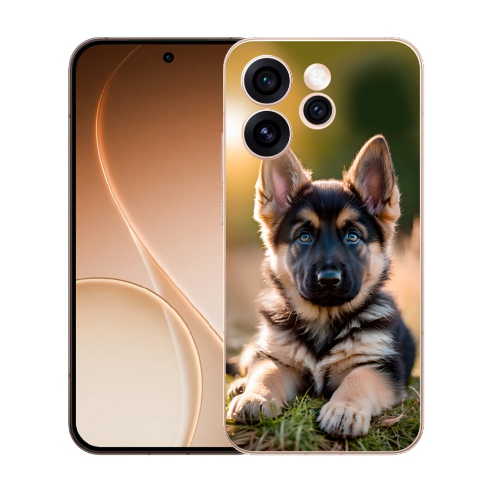 mmCase gél tok az Oppo Reno 15 Pro 5G-hez – német juhászkutya a természetben