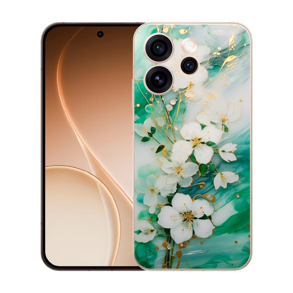 mmCase gél tok az Oppo Reno 15 Pro 5G-hez – finom virágok