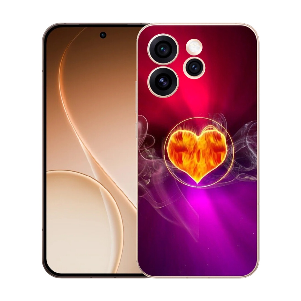 mmCase gél tok az Oppo Reno 15 Pro 5G-hez – tüzes szív