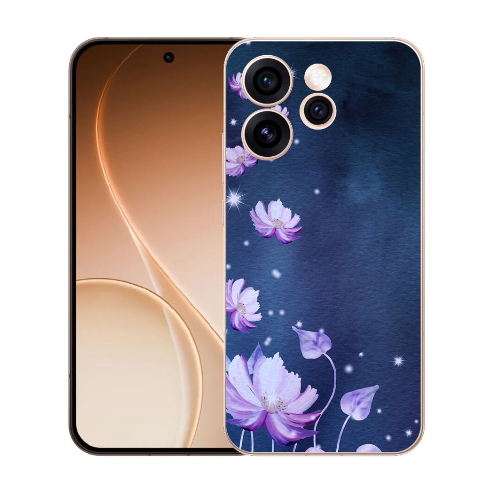 mmCase gél tok az Oppo Reno 15 Pro 5G-hez – hulló virágok