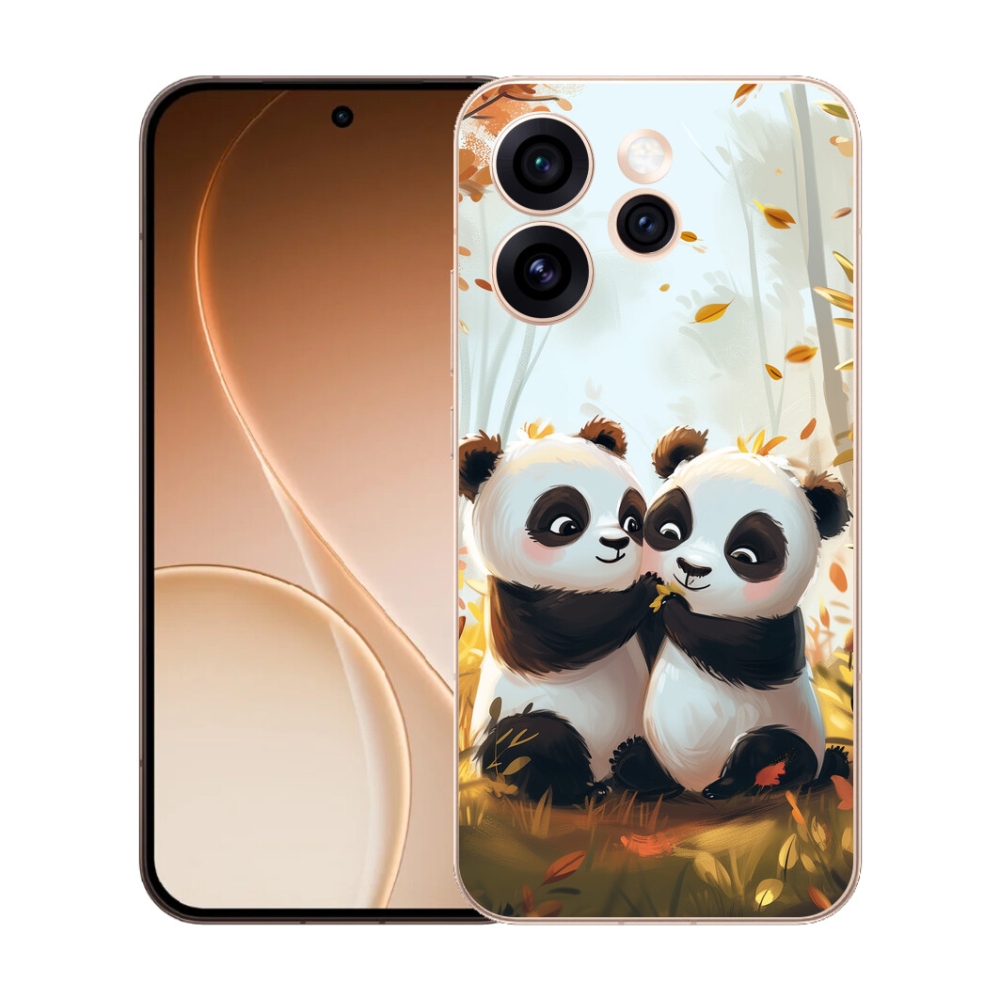 mmCase gél tok az Oppo Reno 15 Pro 5G-hez – pandák