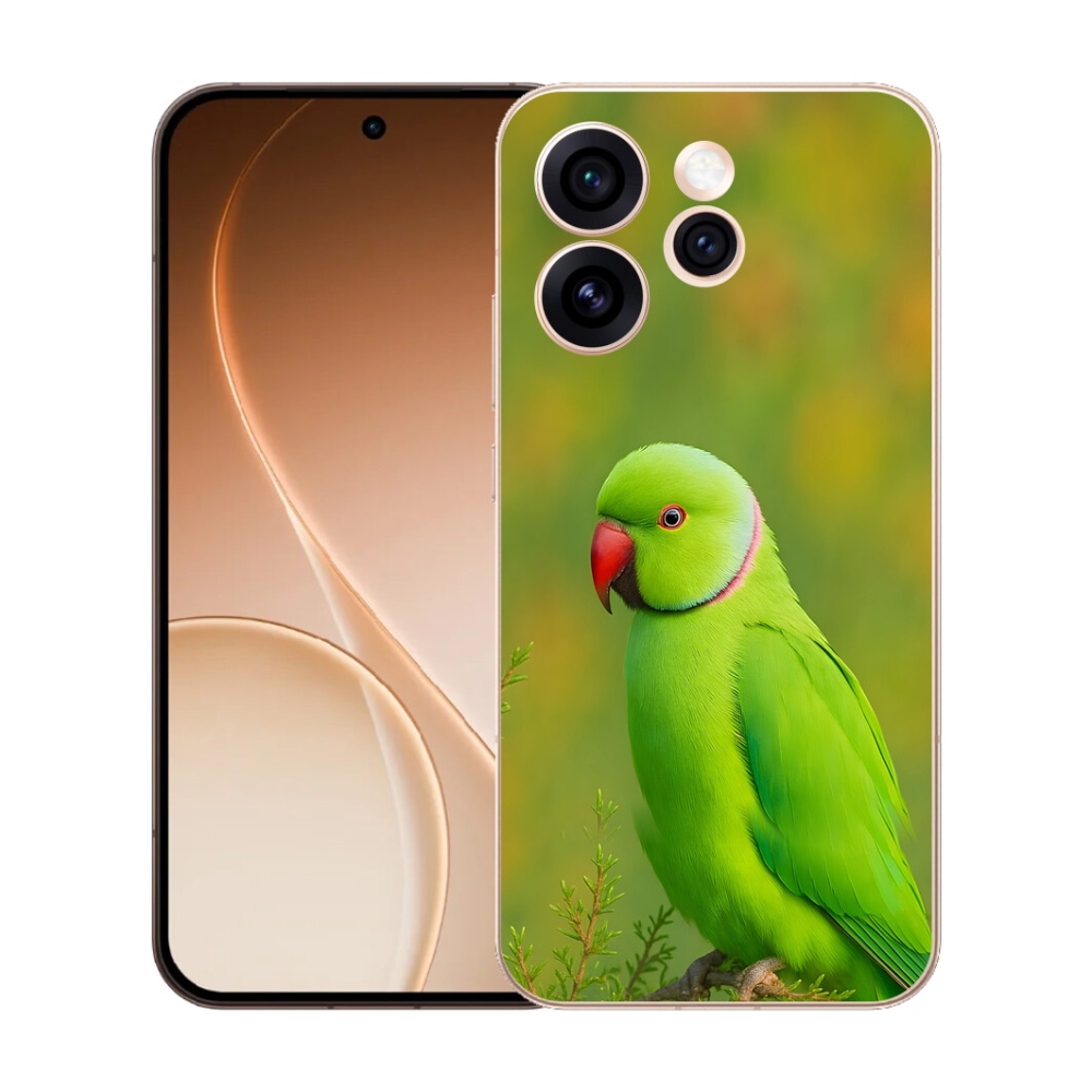 mmCase gél tok az Oppo Reno 15 Pro 5G-hez – alexandri papagáj 2
