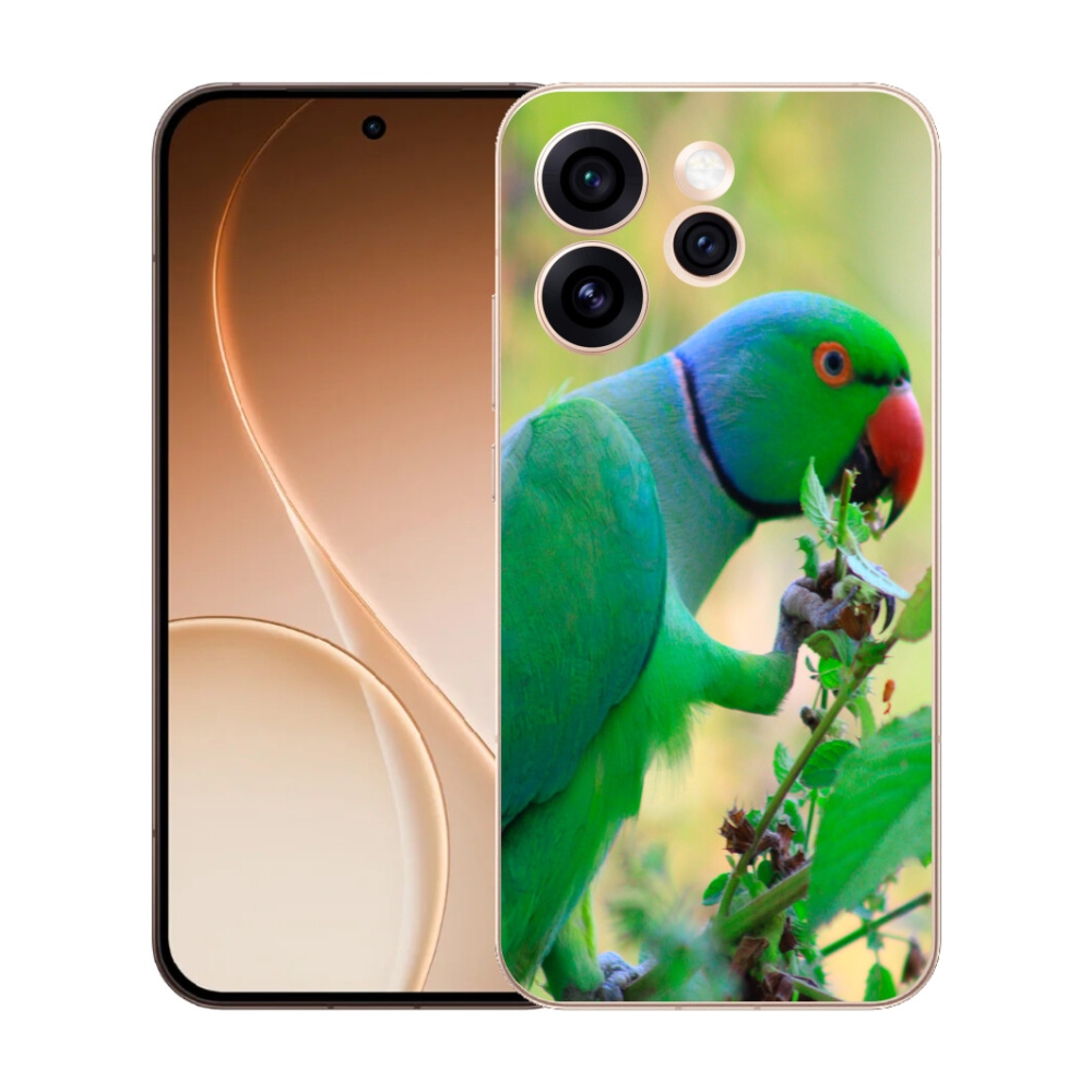 mmCase gél tok az Oppo Reno 15 Pro 5G-hez – alexandri papagáj