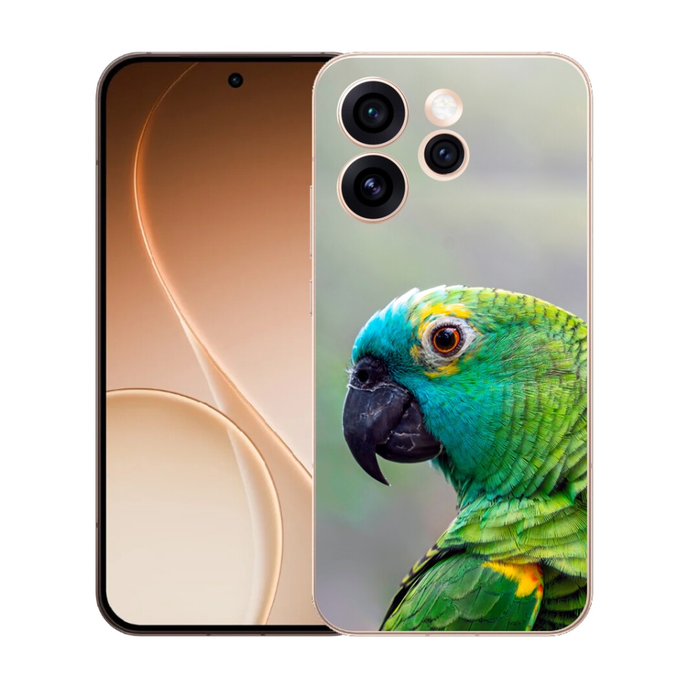 mmCase gél tok az Oppo Reno 15 Pro 5G-hez – amazonasi papagáj