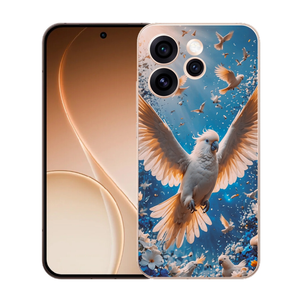 mmCase gél tok az Oppo Reno 15 Pro 5G-hez – kakadu papagáj