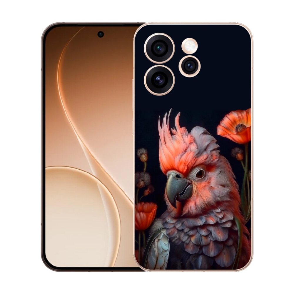 mmCase gél tok az Oppo Reno 15 Pro 5G-hez – színes kakadu papagáj