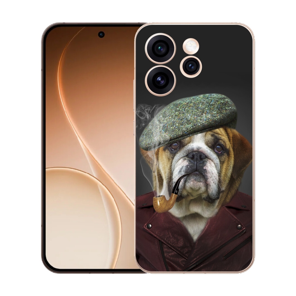 mmCase gél tok az Oppo Reno 15 Pro 5G-hez – pipázó kutya