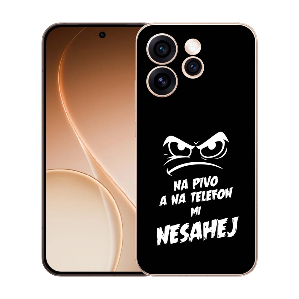 mmCase gél tok az Oppo Reno 15 Pro 5G-hez – sörös motívum 2, fekete háttérrel