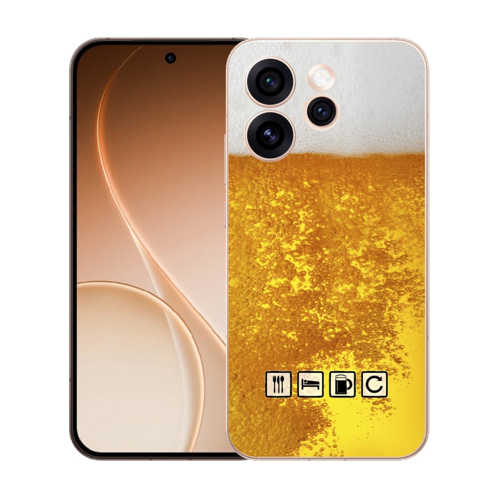 mmCase gél tok az Oppo Reno 15 Pro 5G-hez – sörös motívum 3