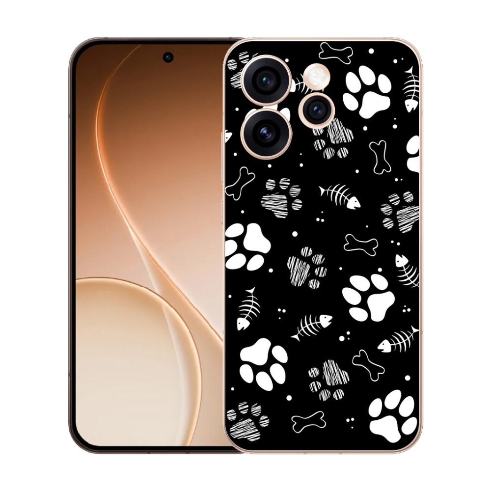 mmCase gél tok az Oppo Reno 15 Pro 5G-hez – kutyus mancsok