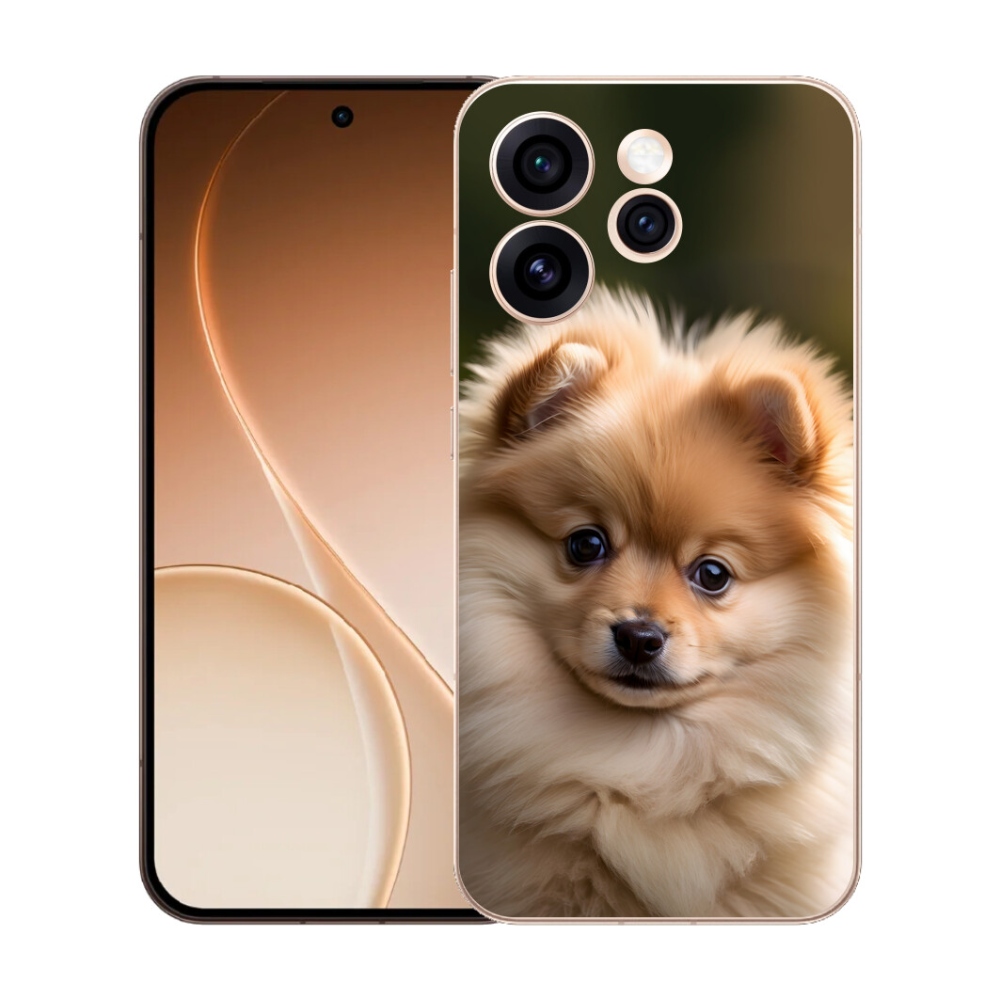 mmCase gél tok az Oppo Reno 15 Pro 5G-hez – aranyos pomerániai 2
