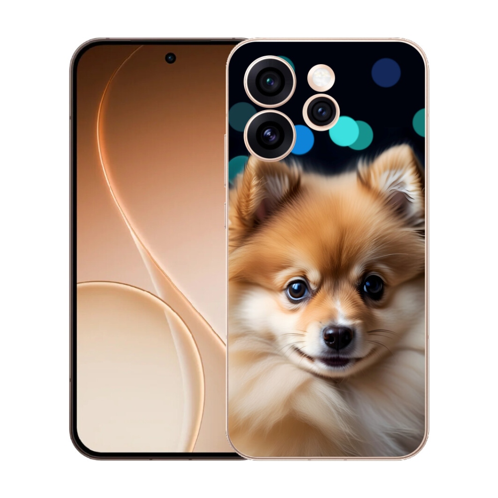 mmCase gél tok az Oppo Reno 15 Pro 5G-hez – aranyos pomerániai