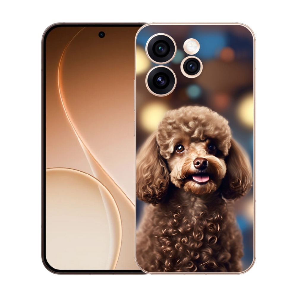 mmCase gél tok az Oppo Reno 15 Pro 5G-hez – aranyos pudli