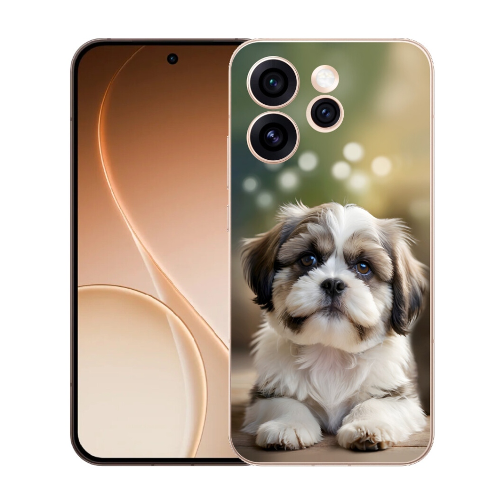 mmCase gél tok az Oppo Reno 15 Pro 5G-hez – aranyos shih-tzu