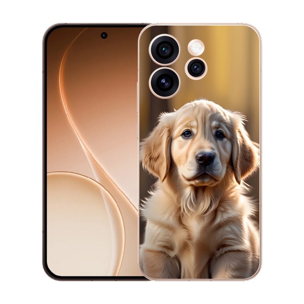 mmCase gél tok az Oppo Reno 15 Pro 5G-hez – aranyos arany retriever