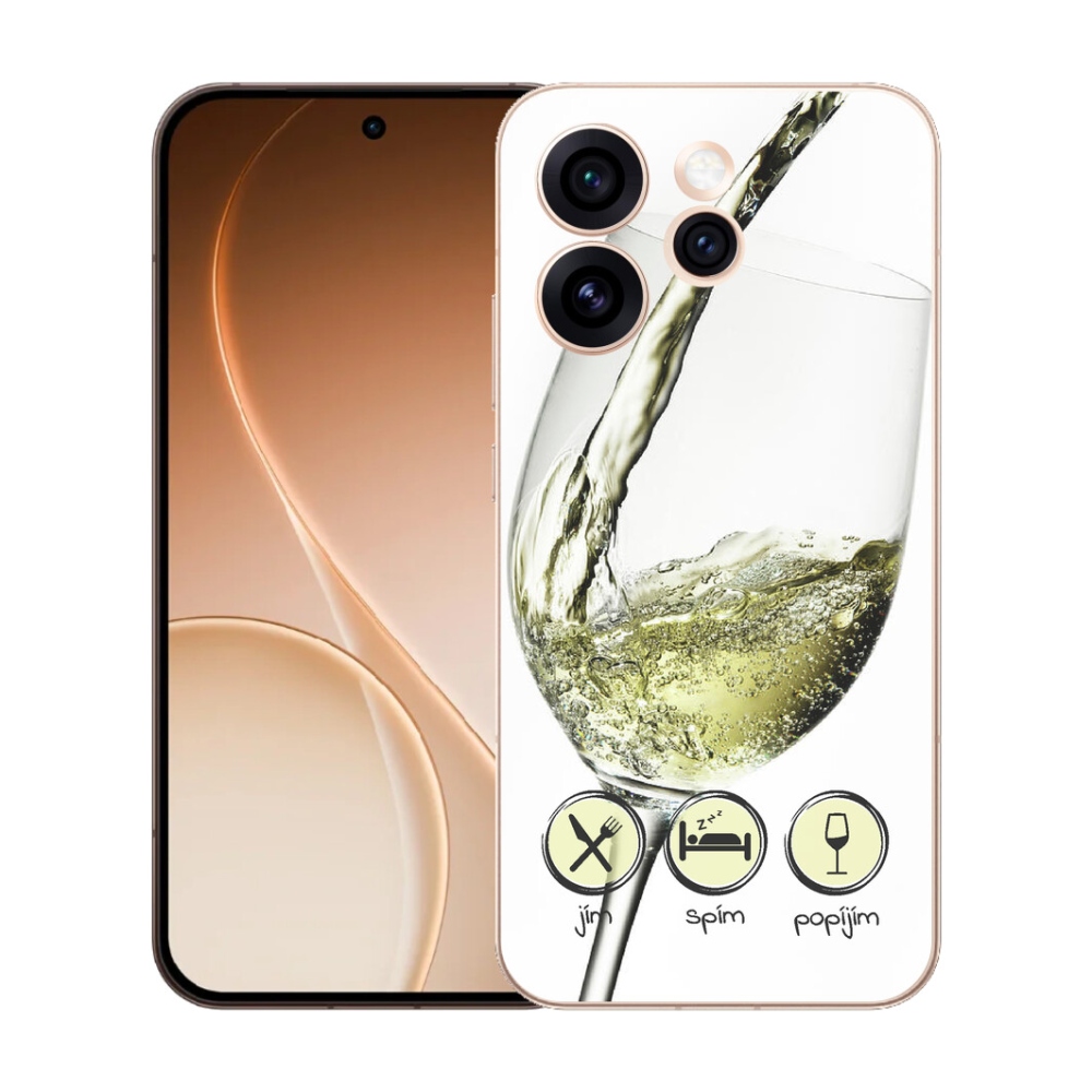 mmCase gél tok az Oppo Reno 15 Pro 5G-hez – fehérboros pohár