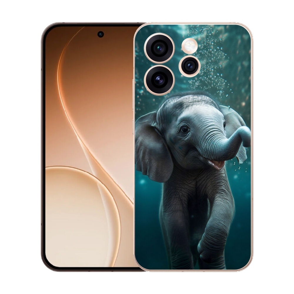 mmCase gél tok az Oppo Reno 15 Pro 5G-hez – víz alatti elefánt
