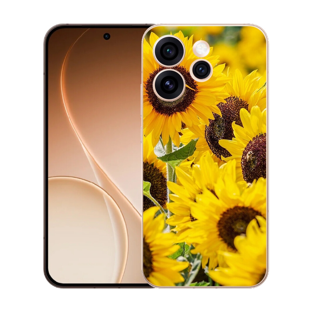 mmCase gél tok az Oppo Reno 15 Pro 5G-hez – napraforgó