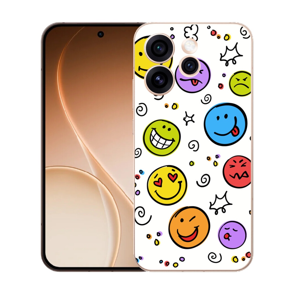 mmCase gél tok az Oppo Reno 15 Pro 5G-hez – smiley-k