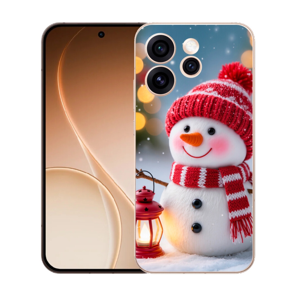 mmCase gél tok az Oppo Reno 15 Pro 5G-hez – hóember 2