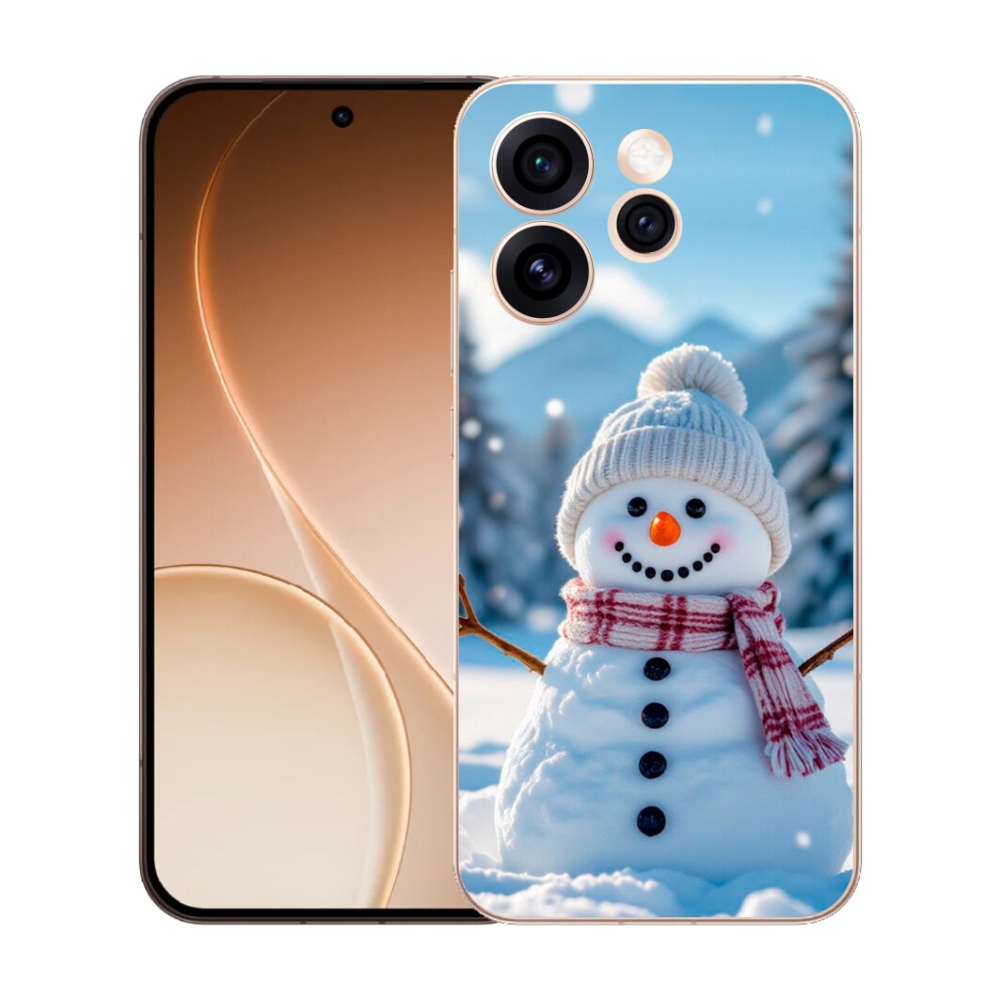 mmCase gél tok az Oppo Reno 15 Pro 5G-hez – hóember 3