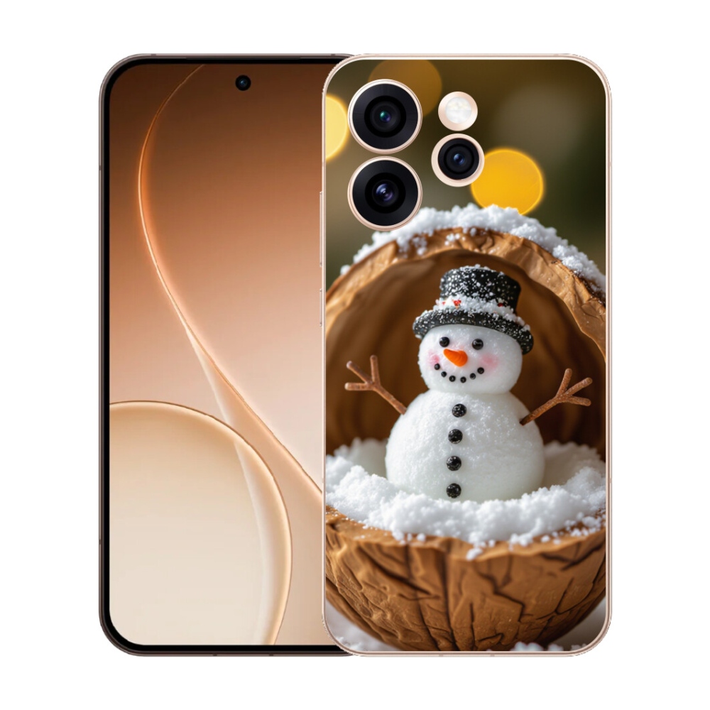 mmCase gél tok az Oppo Reno 15 Pro 5G-hez – hóember 4