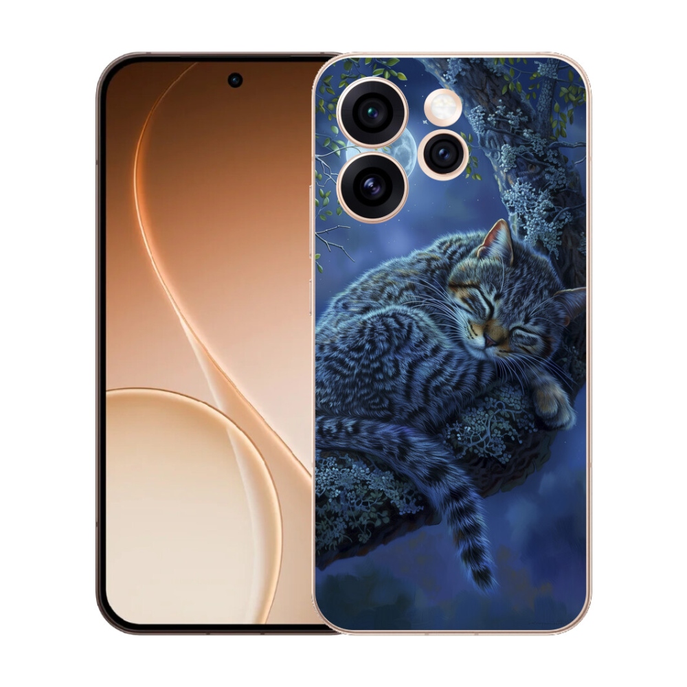 mmCase gél tok az Oppo Reno 15 Pro 5G-hez – alvó macska