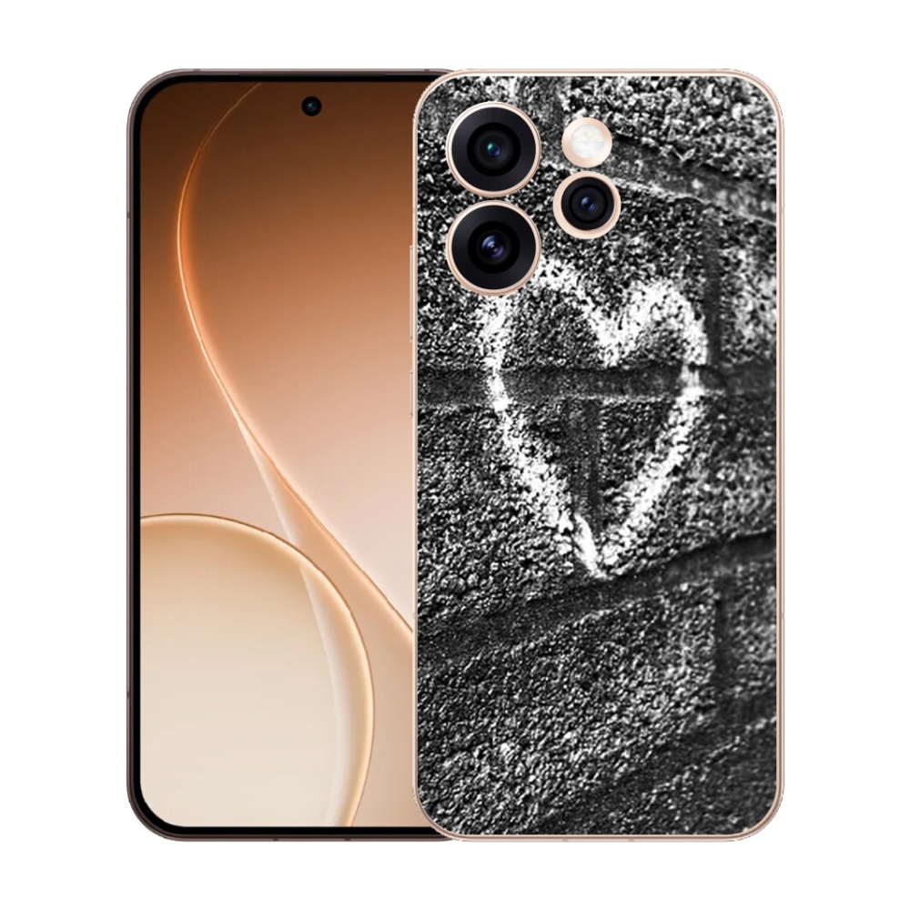 mmCase gél tok az Oppo Reno 15 Pro 5G-hez – szív a falon